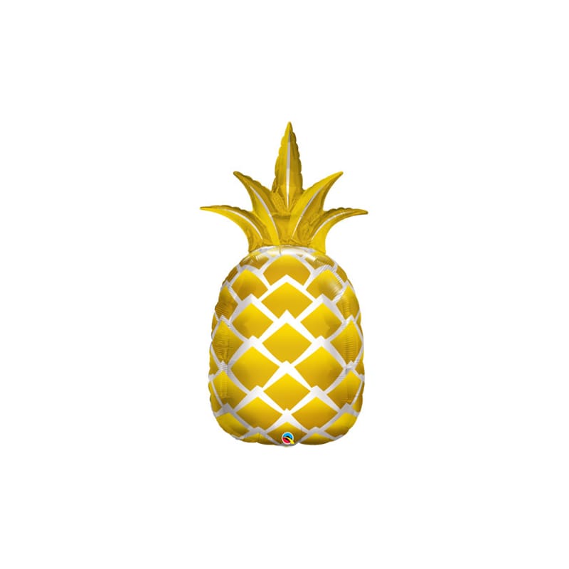 Foil Shape Pineapple Golden
