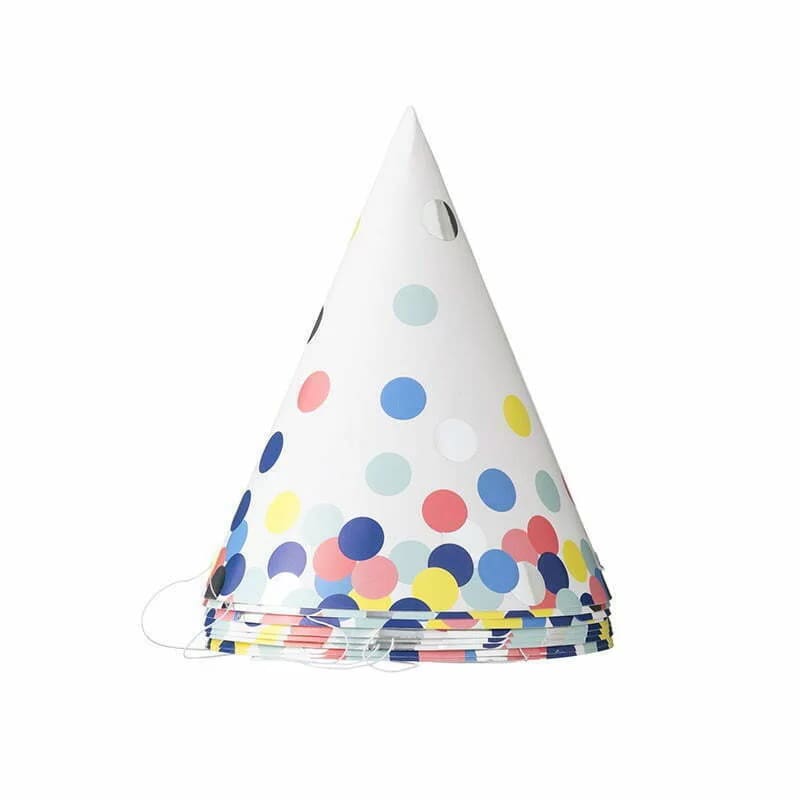Party Hat Polka Dots Pk8