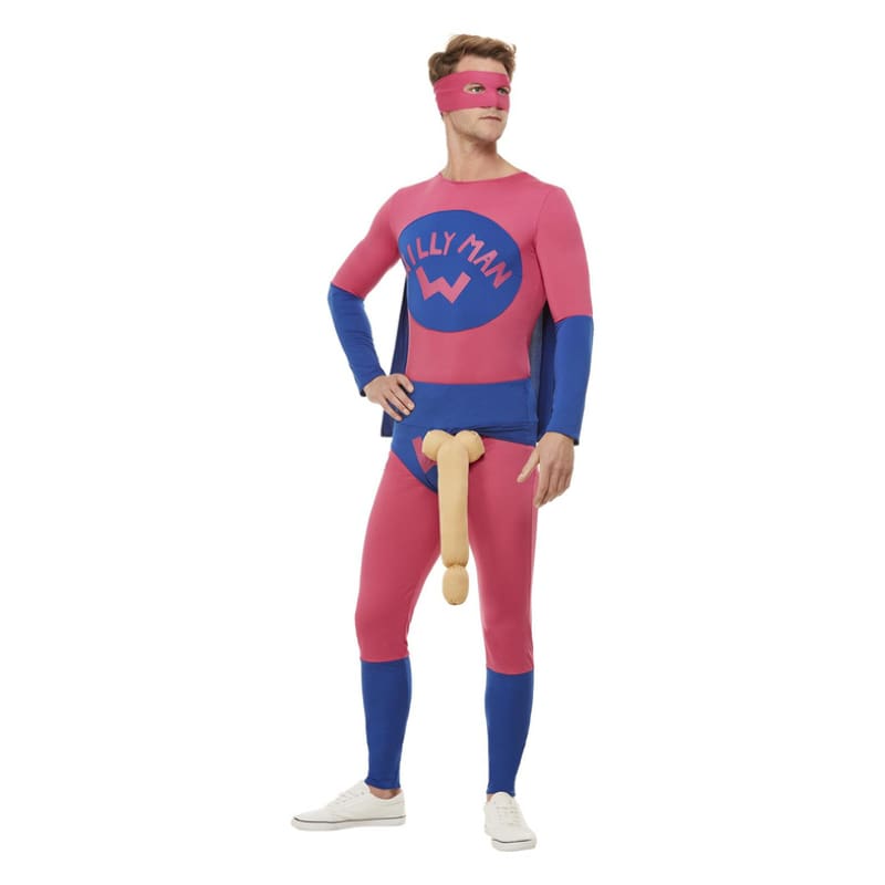 Costume Adult Willyman Superhero M