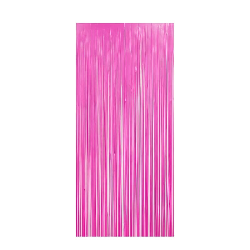 Foil Curtain Neon Pink 1m x 2m