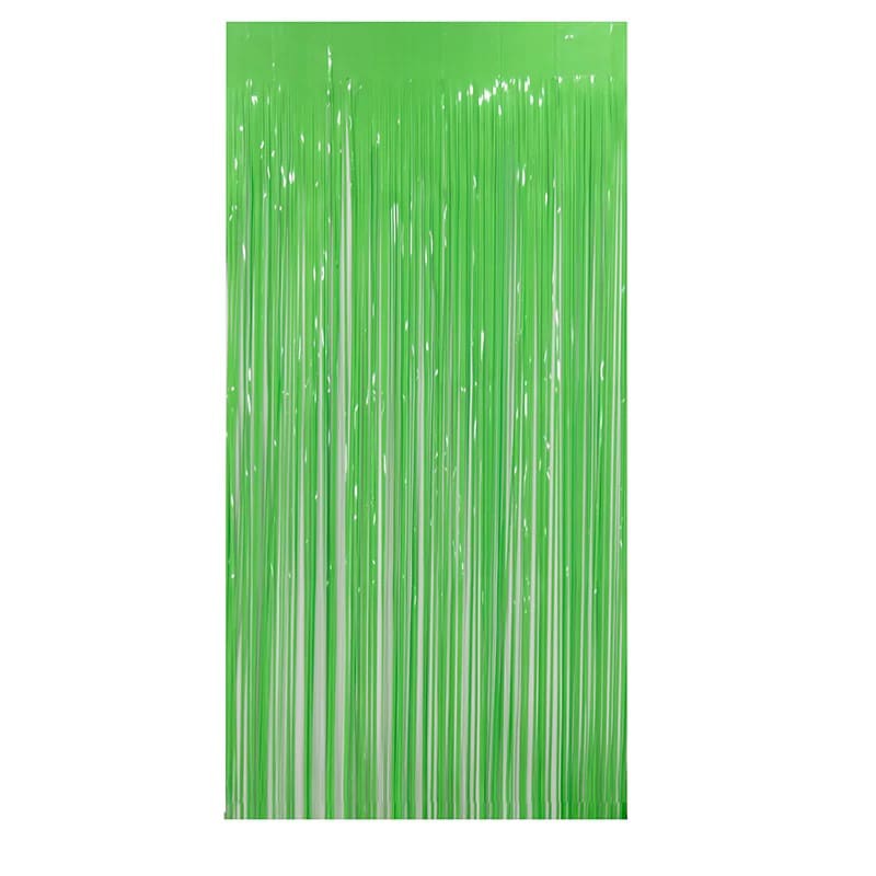 Foil Curtain Neon Green 1m x 2m