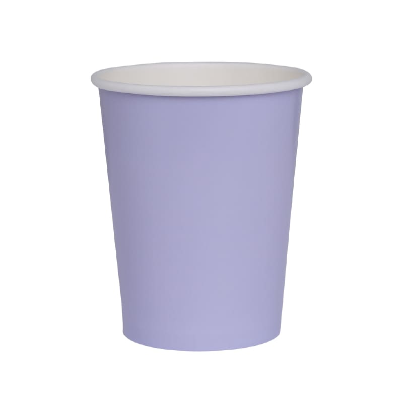 Cups Paper 260ml Pastel Lilac Pk20