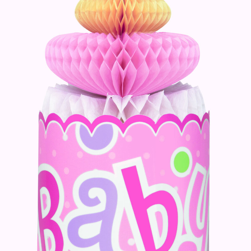 Honeycomb Baby Bottle Pink Dots 30cm DNR