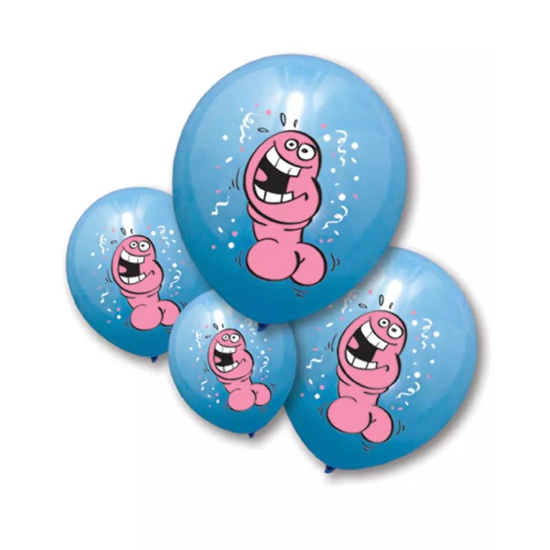 Balloons 30cm 1 Sided Pecker Pk6