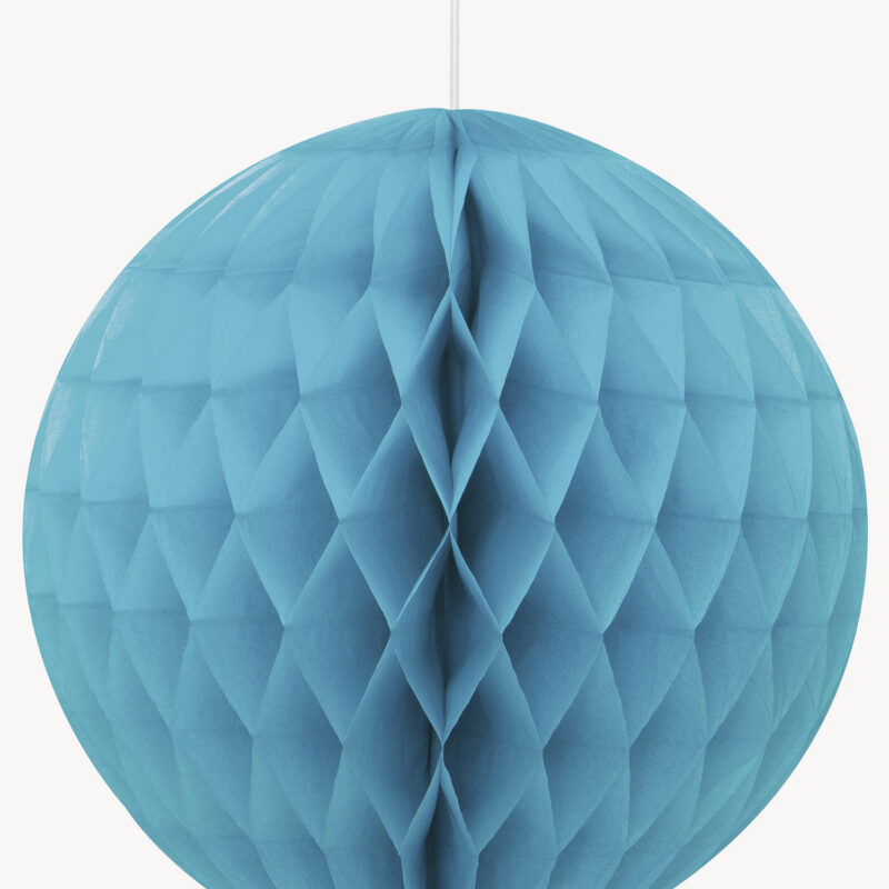 Hanging Honeycomb Ball 20cm Teal DNR