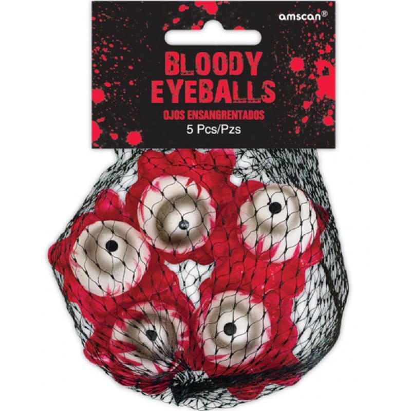 Body Parts Eye Balls Bloody Pk5