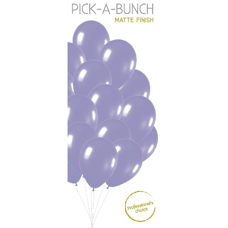 Balloons 30cm Matte Lavender Pk18 DNR