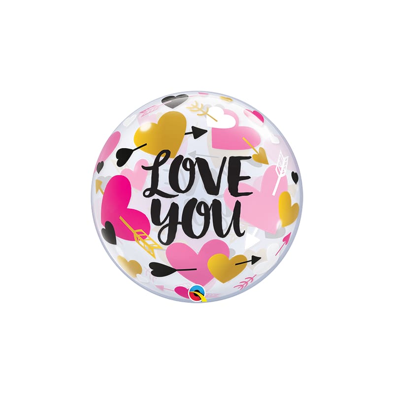 Balloon Bubble Love Arrows 56cm NLA