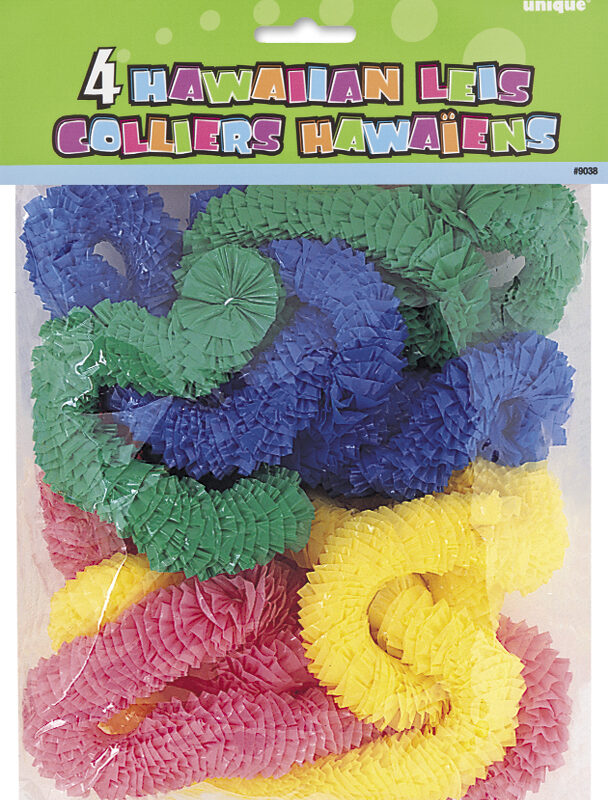 Luau Plastic Leis Pk4 DNR