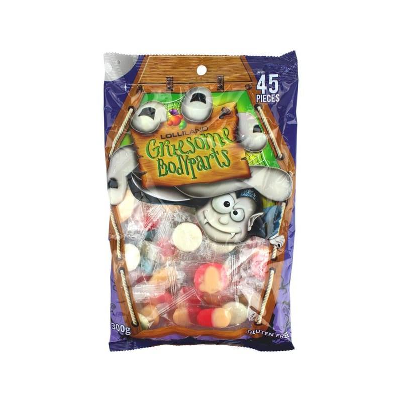 Lollies Gummi Gruesome Body Parts 300g
