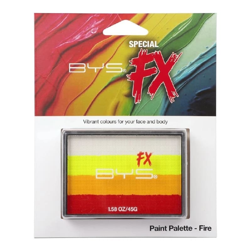 Face Paint Palette Fire 4 BYS