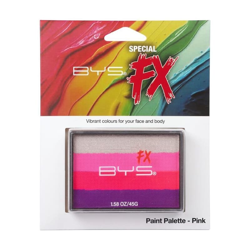 Face Paint Palette Pink 4 BYS
