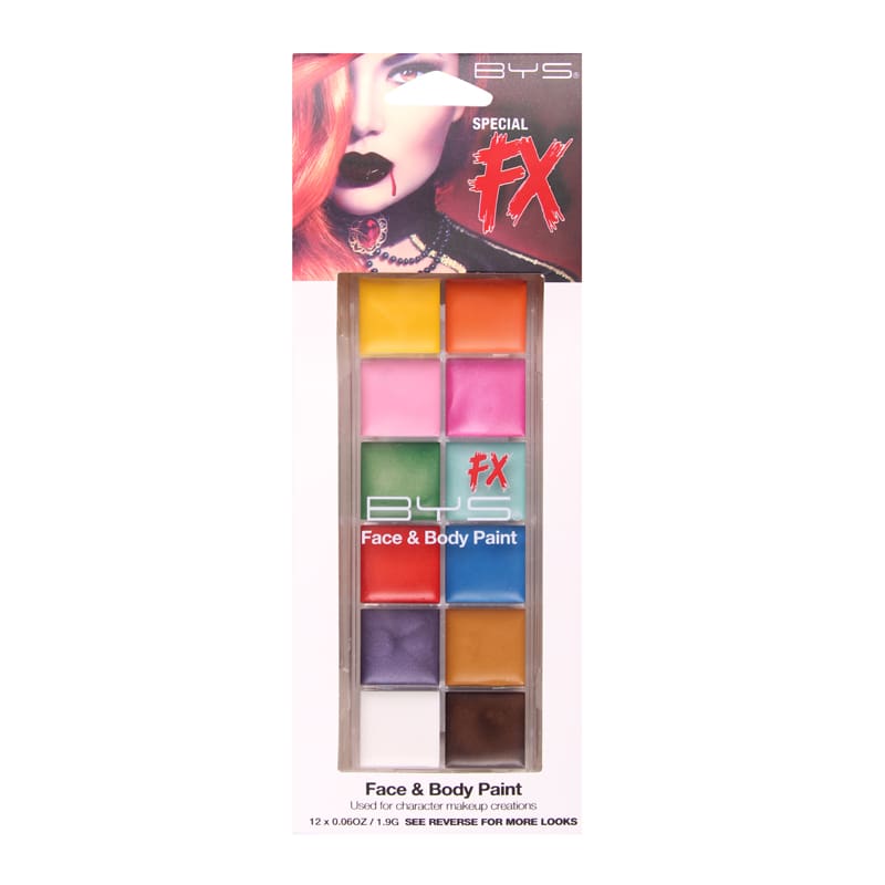 Face Paint Palette Shimmer 12 BYS