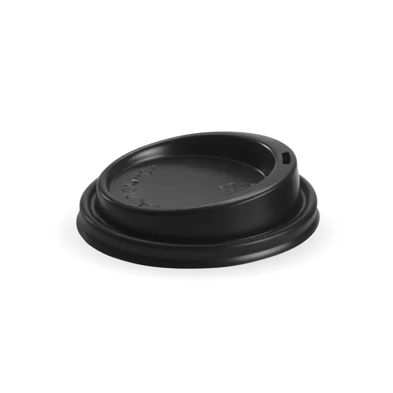 Coffee Cup Black Lids Pk100