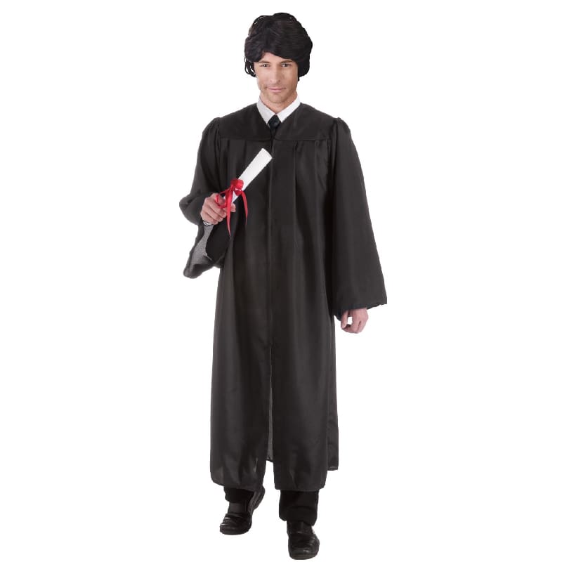 Costume Adult Graduation Robe Black