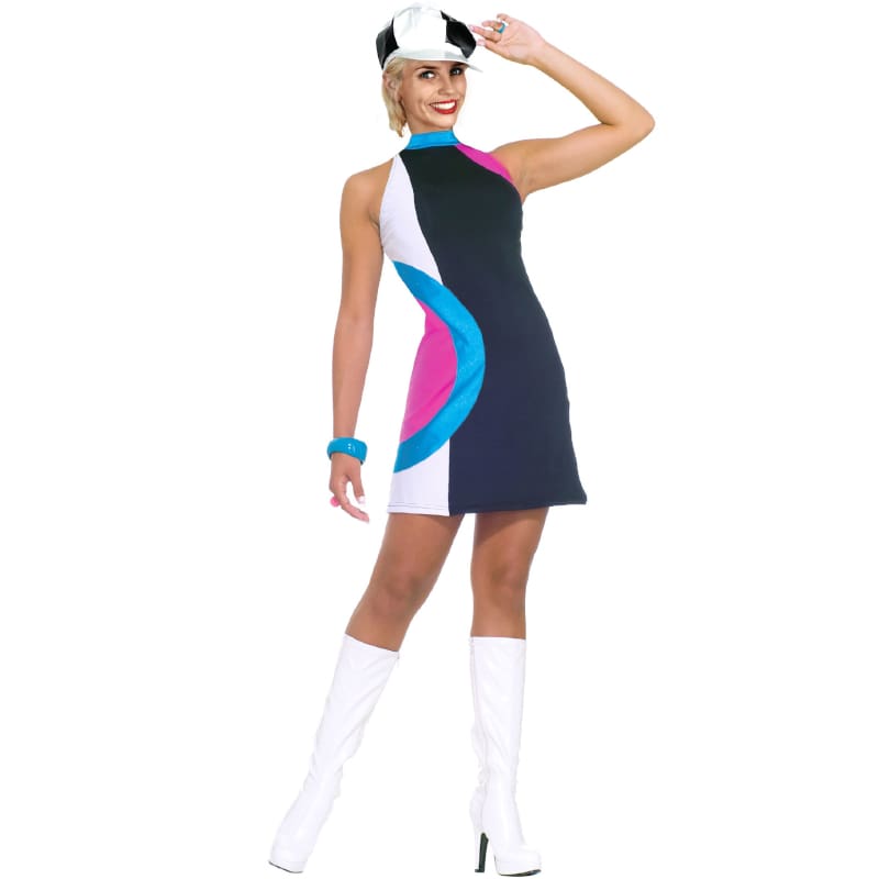 Costume Adult 60's Doll Dress 10-12