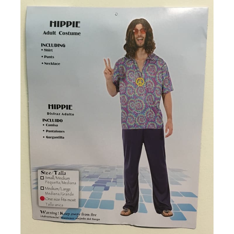 Costume Adult Hippie Retro NLA
