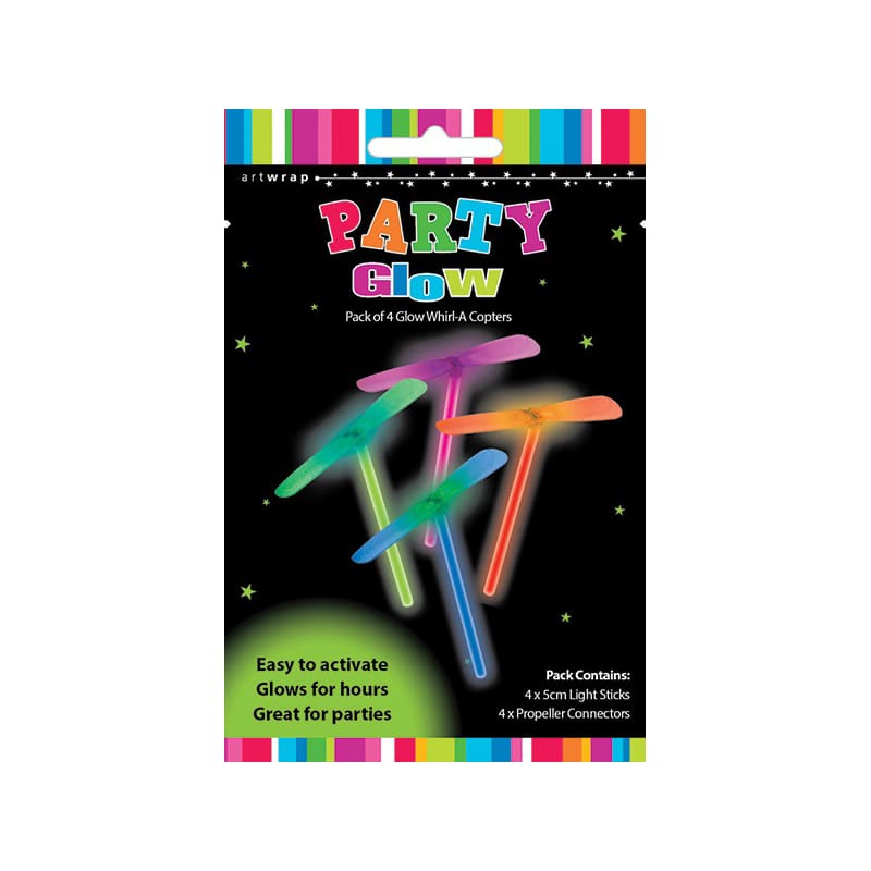 Glow Whirler Copter Pk4
