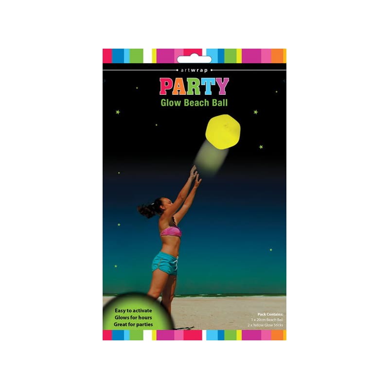 Glow Beach Ball 20cm