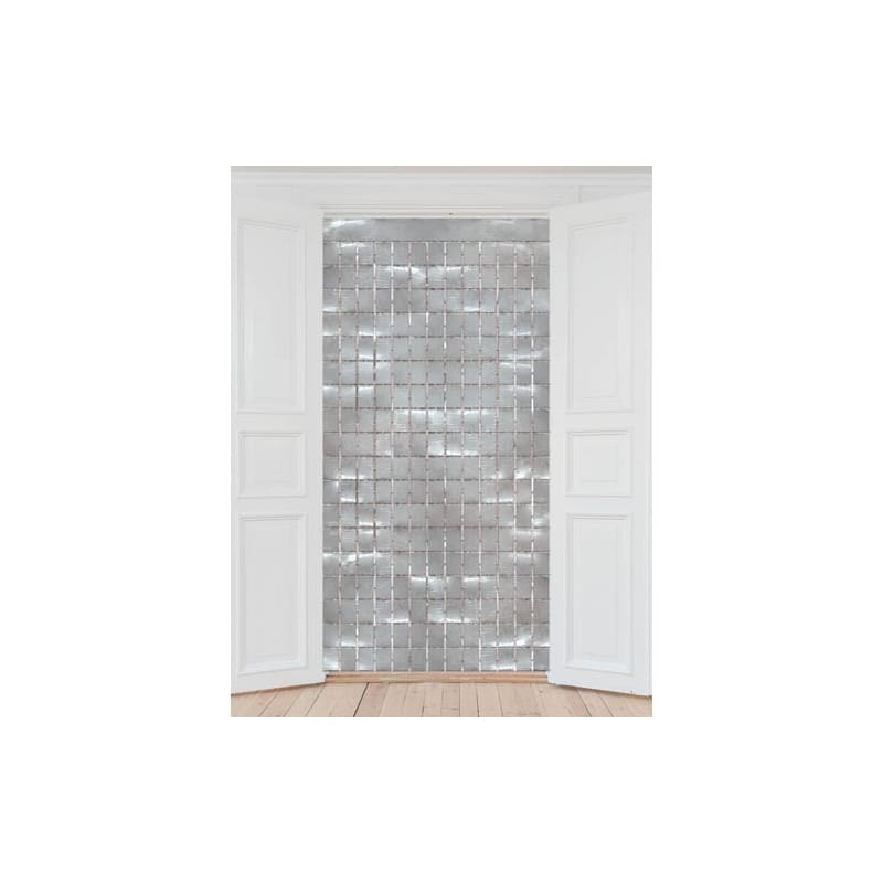 Backdrop Square 2m x 90cm Silver