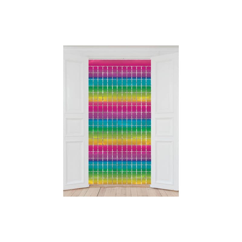 Backdrop Square 2m x 90cm Rainbow