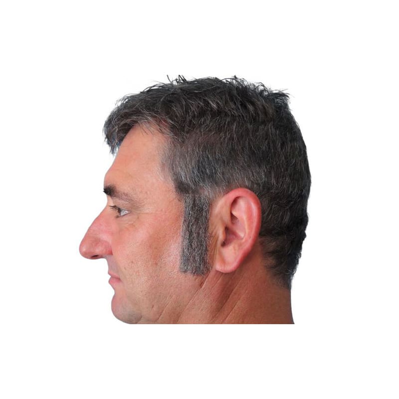 Sideburns Straight Grey DNR