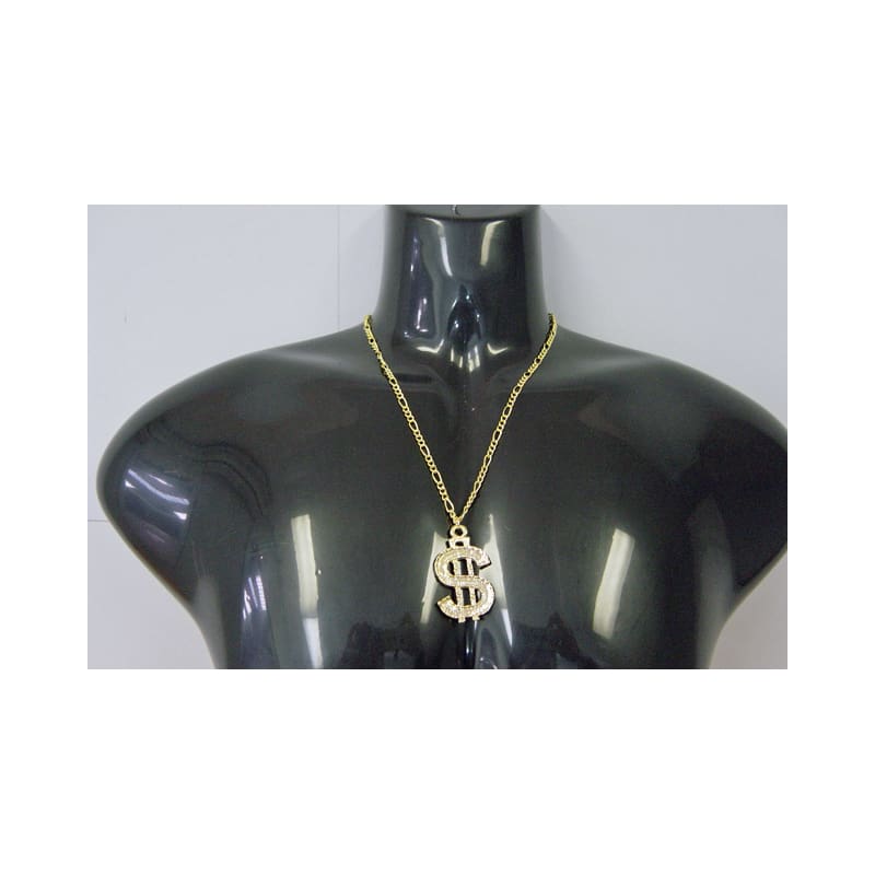 Jewellery Chain Dollar Sign Small Gold