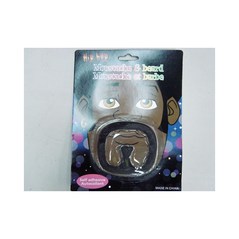 Hip Hop Moustache And Beard