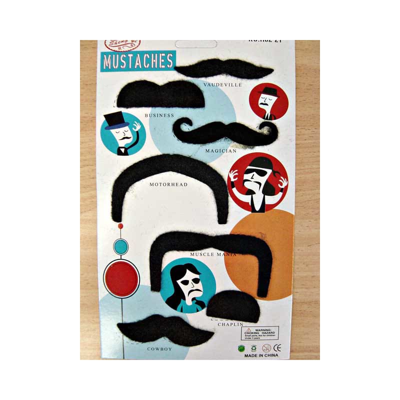 Moustache Set 7 Assorted