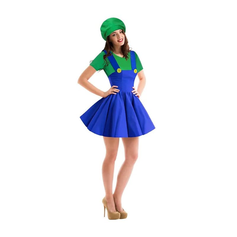 Costume Adult Luigi Female M
