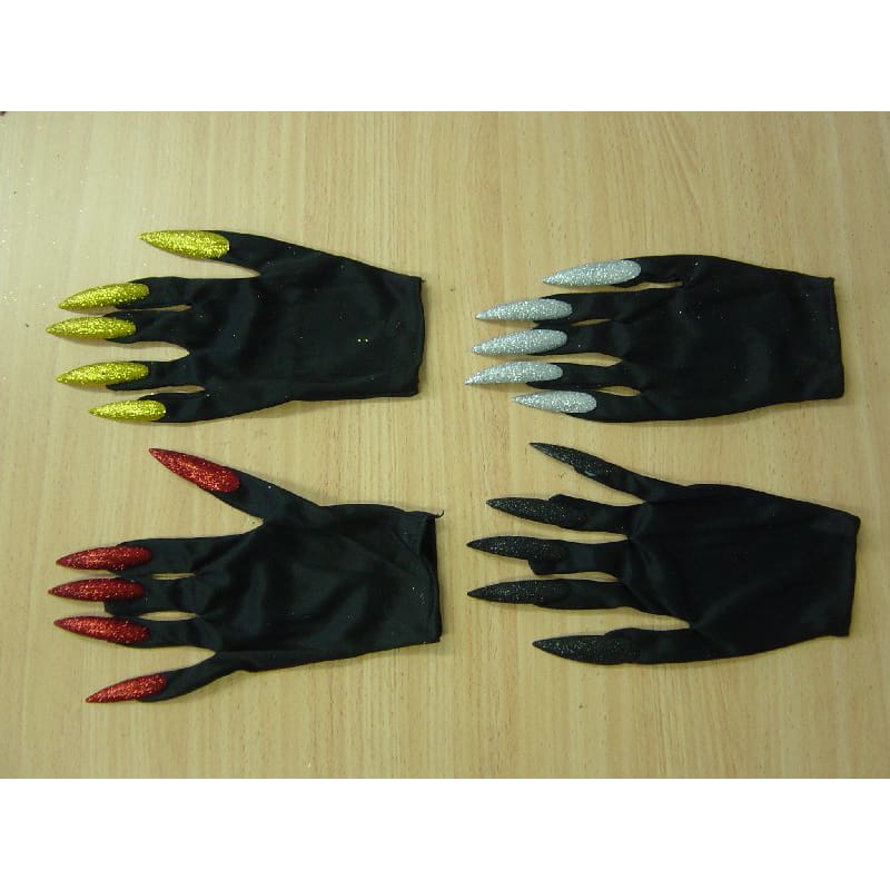Glove Witch Glitter Nails Assorted