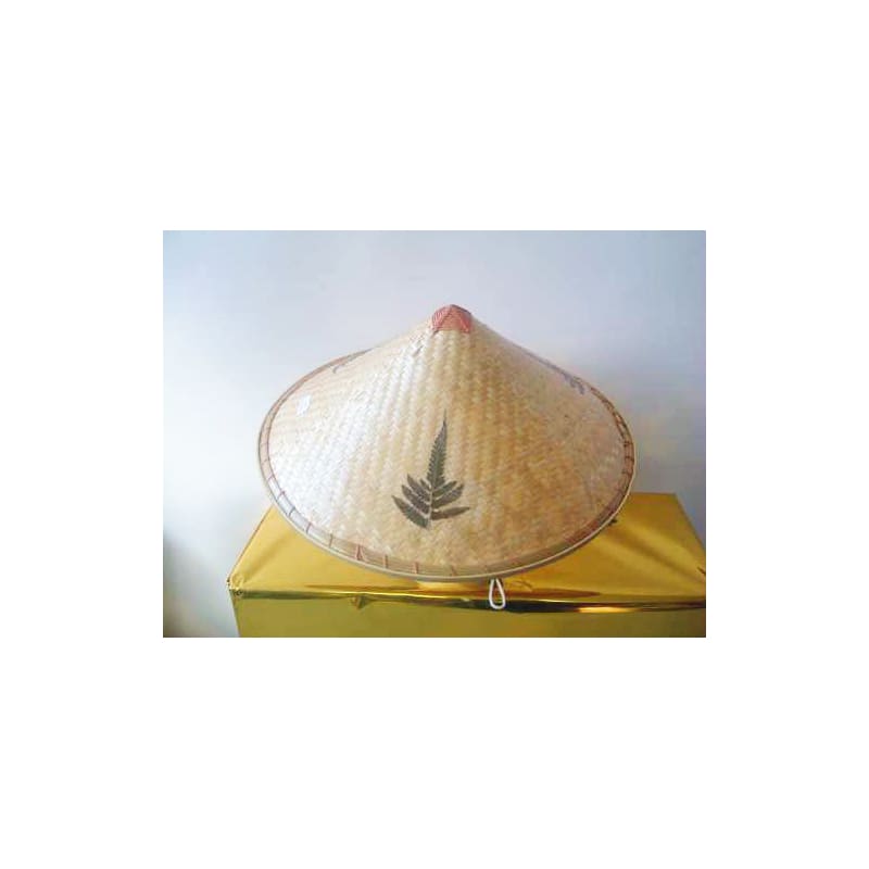 Hat Chinese Coolie Bamboo