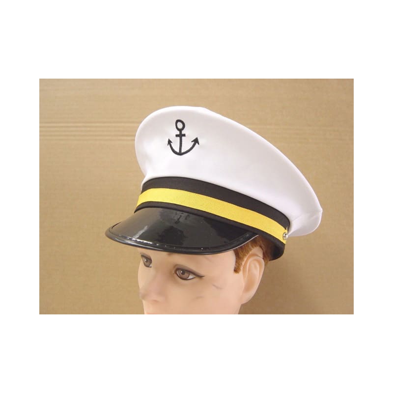 Cap Navy Captain Black Anchor