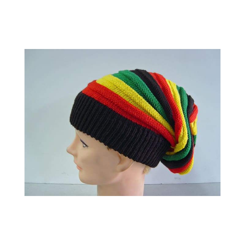 Hat Rasta Striped Beanie