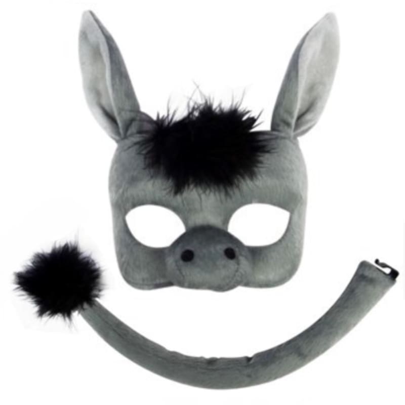 Mask and Tail Donkey