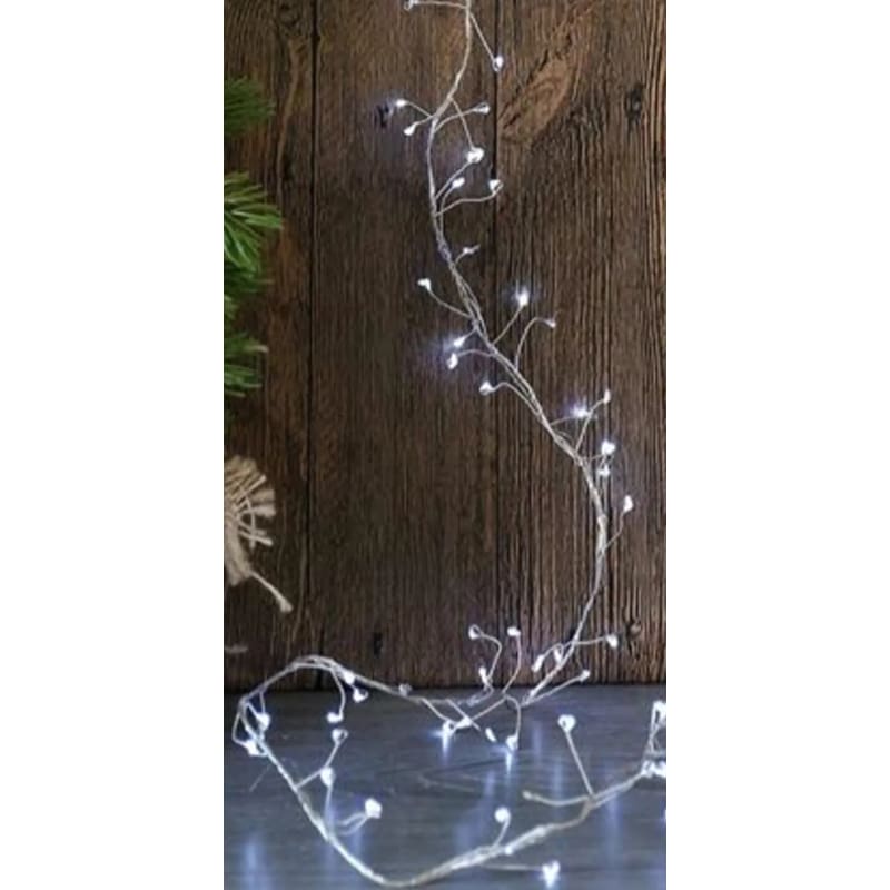 LED Cluster Party Lights 400 Micro White