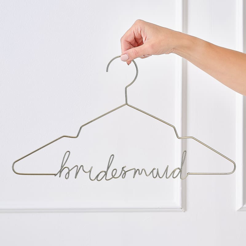 Coat Hanger Luxe Bridesmaid