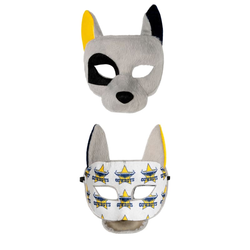 NRL Mini Mascot Mask Cowboys