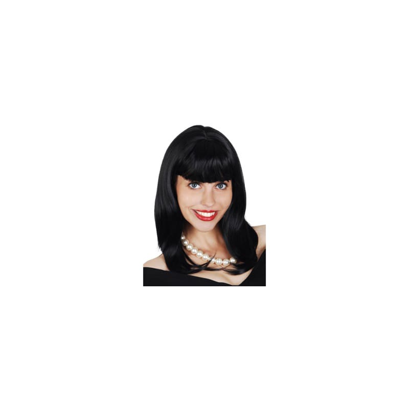 Wig Norah Black with Fringe NLA