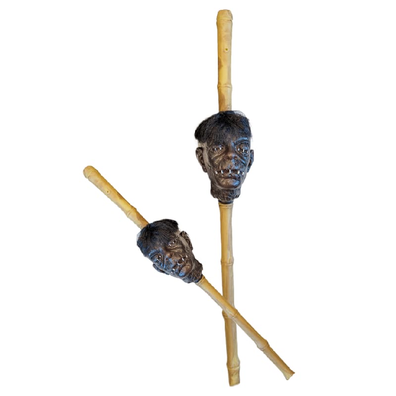 Staff Shrunken Head 106cm DNR