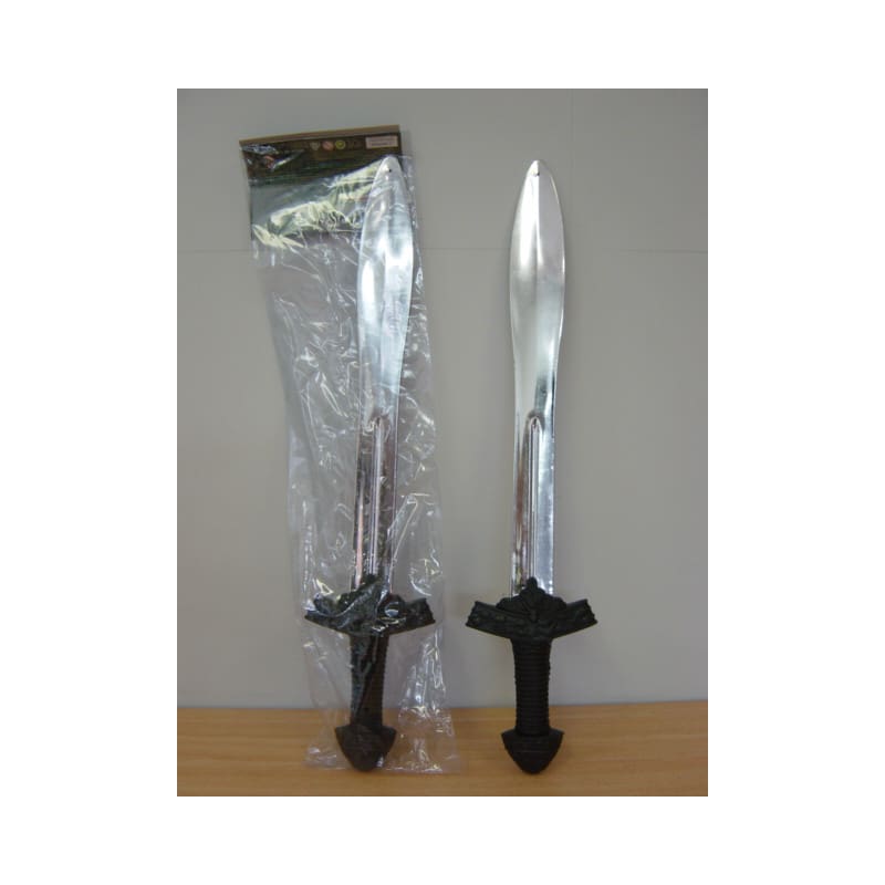 Sword Chrome With Black Handle 57cm