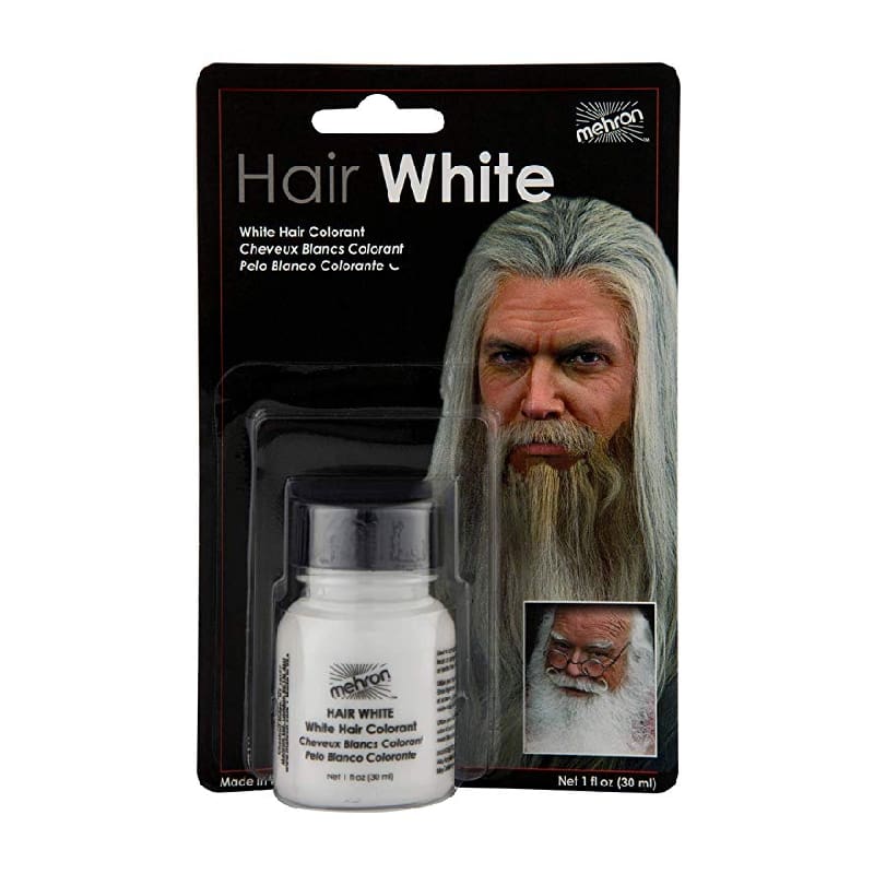 Hair White with Brush 30ml Mehron