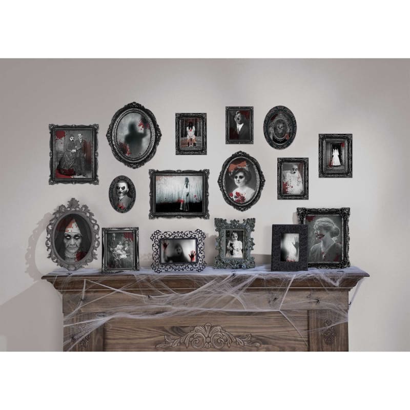 Cutout Dark Manor Framed Pictures Pk30