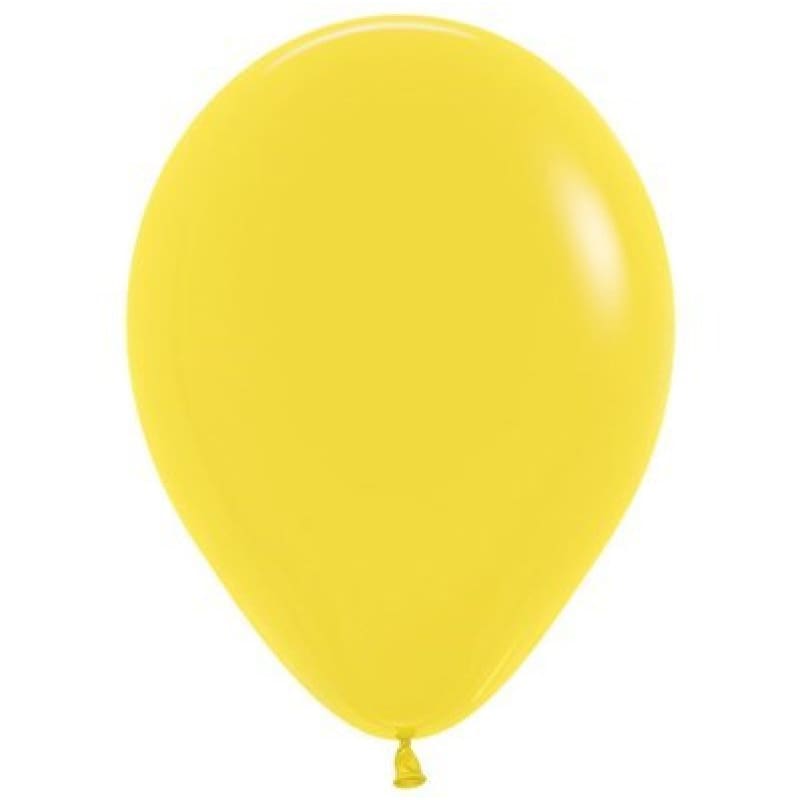 Balloons 30cm Matte Yellow Pk100