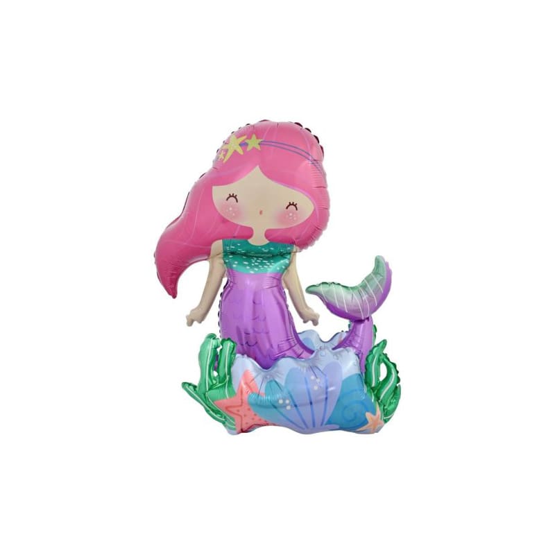 Foil AirLoonz Mermaid