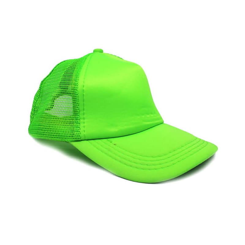 Hat Cap Neon Green Trucker