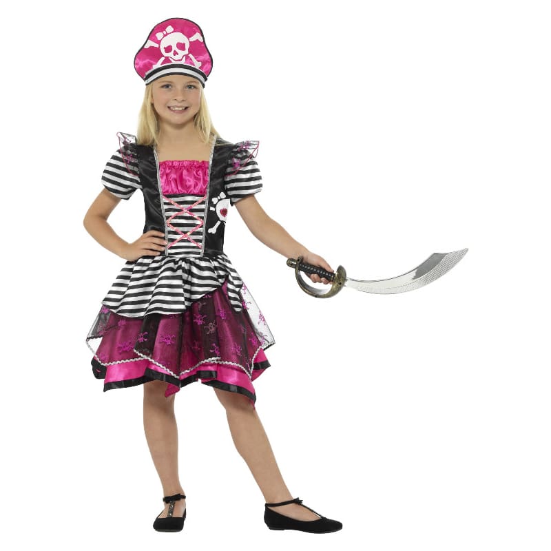 Costume Child Pirate Captain Girl M