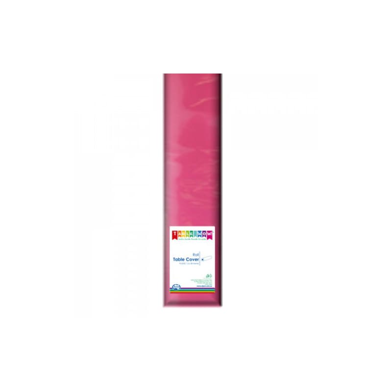 Tablecloth 30m Roll Plastic Magenta