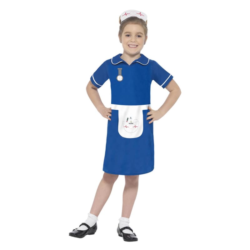 Costume Child Nurse Blue M