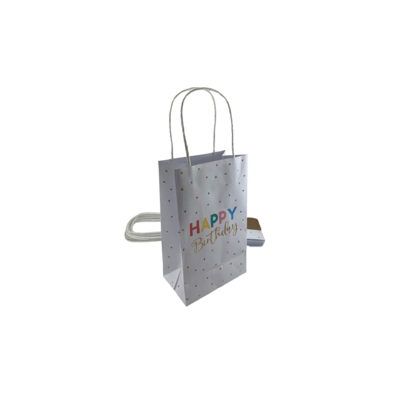 Party Bags Paper Happy Birthday Pk5